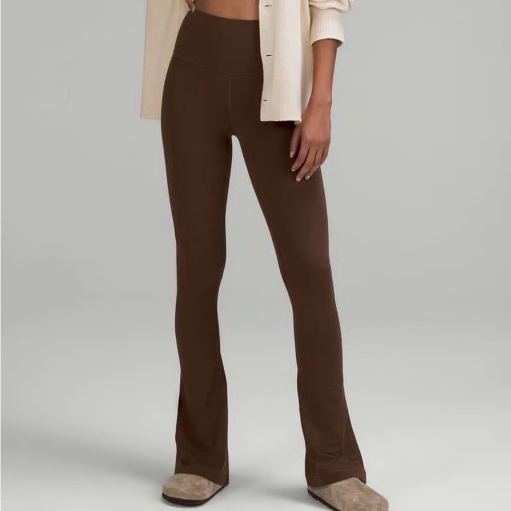 Lululemon NWT Align Mini Flare Leggings in Java 🍫 Size 6